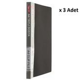 Bigpoint Yaylı Dosya A4 Mat Siyah x 3 Adet