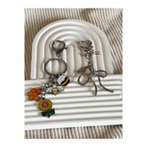 bijoux uniques arı bal çiçek & kurdele Anahtarlık&çanta charm aksesuarları