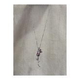 bijoux uniques aşkın simgesi K harfli çelik lale kolye