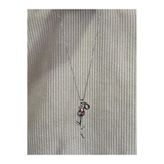 bijoux uniques aşkın simgesi Ö harfli çelik lale kolye
