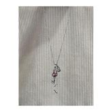 bijoux uniques aşkın simgesi S harfli çelik lale kolye