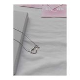 bijoux uniques Kalpli T Harfli Çelik Kolye