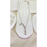 bijoux uniques Kayan Yıldız Z Harfli Çelik Kolye
