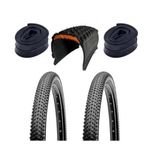 Bike Sky Black Cat 5Mm Zırhlı 29X2.10 Zırhlı Dağ Bisikleti Lastiği 2 Adet Dış 2 Adet İç Ön Arka Lastik Seti