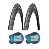 Bike Sky Chaoyang 24 Jant 24X1.75 Bisiklet Dış Lastiği Yol Tipi H-460 X 2 Adet + Panda İç Lastik Seti