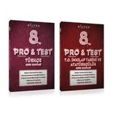 BİLFEN PRO&TEST 8. Sınıf Türkçe - T.C. İnkilap Tarihi ve Atatürkçülük Soru Bankası ( 2 Kitap)