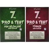 Bilfen Yayınları 7. Sınıf Pro & Test Fen Bilimleri Türkçe Soru Bankası Seti 2 Kitap