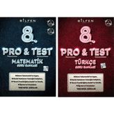 Bilfen Yayınları 8. Sınıf LGS Pro & Test Matematik Türkçe Soru Bankası Seti 2 Kitap