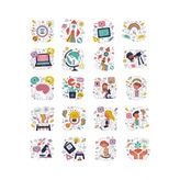 Bilim Sticker Set 20 Parça Telefon, Tablet, Defter, Laptop Sticker