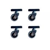 Bilyalı Teker 20X50 Gri 18Mm 4 Adet