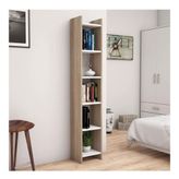Bimossa W1020 Hüma 28.6cm Ceviz/Beyaz Kitaplık