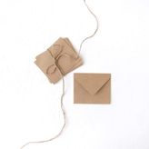 Bimotif 50 Adet Kraft Minik Zarf