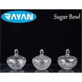 Bin1çeşit Cam Şekerlik Sugar Bowl ROYALEKS-G-504BC