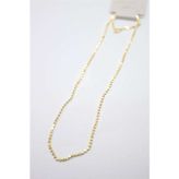 Bin1çeşit Ezme Zincir Kolye - 45 cm - Altın