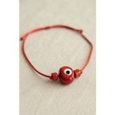 Bin1çeşit Handmade Bohem Kırmızı Nazar Kolye