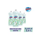 Bingo Sıvı Elde Bulaşık Deterjanı Sensitive 650ml X 4 Adet