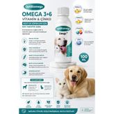 Bio PetActive OPTİBİOMEGA OMEGA3+6 VİTAMİN ÇİNKO/ZİNC 100 ML