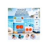 BIOCEN Hasat Silikon Kulak Tıkacı Ve Saklama Kabı Çocuk