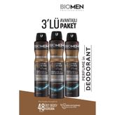 Biomen Perfume in Deodorant For Men Nova 3x200 ml