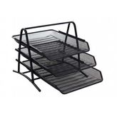 Bion Evrak Rafı Metal 3lü Siyah 9304