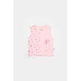 Biorganic Hayvanlı Pembe Yelek 61503
