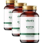 Biotin Dilalti Tablet - 60X1 (3 Paketi) - Genel
