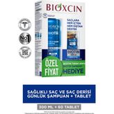 Bioxcin Biotin Tablet 5000 MG ve Biotin Şampuan 300 ML 60 Tablet Set
