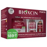 Bioxcin Keratin Complex 500 mg 60 Kapsül + Bioxcin Forte 300 ml Şampuan + Bioxcin Forte 50 ml Serum