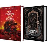 Bir Kibritle Yok Olmak 2 Ciltli ve Bronz 4 Mecnun Ciltli (Özge Naz) 2li Set