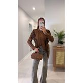 BİRCANÇİL Melina Camel Süet Püsküllü Ceket