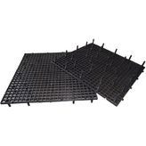 Birdlife 2 M2 8 Adet 50X50 Plastik Güvercin Kümes Taban Izgarası (Siyah)
