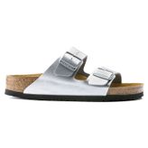 Birkenstock Arizona BF 1012282 Silver Gümüş Birko-Flor Unisex Çift Bantlı Terlik