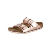 Birkenstock Arizona BF Electric Metallic 1012478 Copper Bakır Birko-Flor Kadın Çift Bantlı Terlik