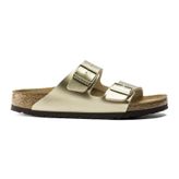 Birkenstock Arizona BF Metallic 1016110 Gold Altın Birko-Flor Kadın Çift Bantlı Terlik