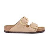 Birkenstock Arizona Big Buckle 1023957 Sandcastle Bej Nubuk Deri Kadın Terlik