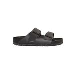 Birkenstock Arizona Exquisite 1026843 Black Siyah Hakiki Deri Unisex Çift Bantlı Terlik