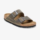 Birkenstock Arizona LEOI 1027039 Faded Khaki Haki Yağlı Nubuk Deri Unisex Terlik