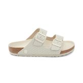 Birkenstock Arizona Rivet Logo 1029172 Woven Emboss Ecru Ekru Unisex Terlik