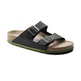 Birkenstock Arizona Soft Footbed 1005715 Desert Soil Black Siyah Birko-Flor Nubuk Unisex Çift Bantlı Terlik