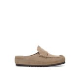 Birkenstock Bej Erkek Süet Terlik NAPLES VL WRAPPED