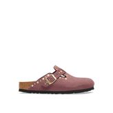 Birkenstock Boston Rivets 1032897 Pepper Gri Süet Deri Unisex Terlik