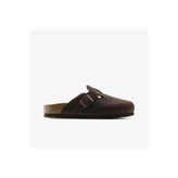 Birkenstock Boston Soft Footbed 159713 Habana Kahverengi Yağlı Deri Unisex Kapalı Terlik