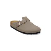 Birkenstock Boston TEX 1033068 Stone Taş Beji Birko-Flor Nubuk Unisex Kapalı Terlik