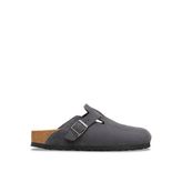 Birkenstock BOSTON VL Antrasit Erkek Deri Terlik