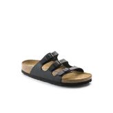 Birkenstock Florida Bf Hakiki Deri Üç Tokalı Terlik