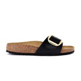 Birkenstock Madrid Big Buckle BF Patent 1027785 Patent Black/Gold Siyah Kadın Terlik