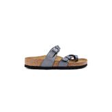 Birkenstock Mayari BF Metallic 1032819 Metallic Black Siyah Kadın Parmak Arası Terlik