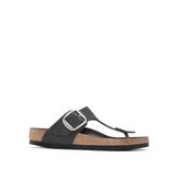 Birkenstock Siyah Kadın Parmak Arası Terlik GIZEH BIG BUCKLE LEOI