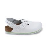Birkenstock Tokio Pro 1026186 White Beyaz Kaymaz Taban Hakiki Deri Unisex Terlik