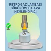 Birsence Renkli LED Işıklı Retro Gaz Lambası Aroma Terapi Mist Maker